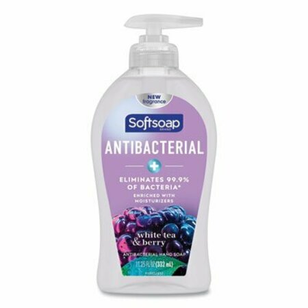 COLGATE-PALMOLIVE Softsoap, Antibacterial Hand Soap, White Tea & Berry Fusion, 11 1/4 Oz Pump Bottle, 6PK 44573